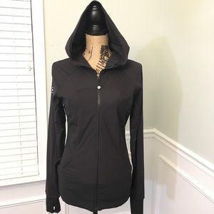 LuLuLemon In Flux Black Reversible Jacket Sz 10